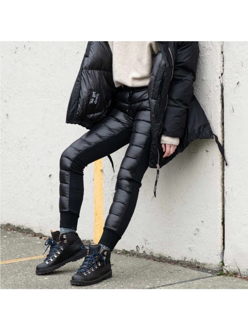 Holden Hybrid Down Puffer quilted pants